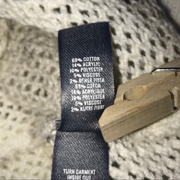 AERIE LONG SLEEVED SWEATER SMALL CREAM & BEIGE - Picture 7 of 7